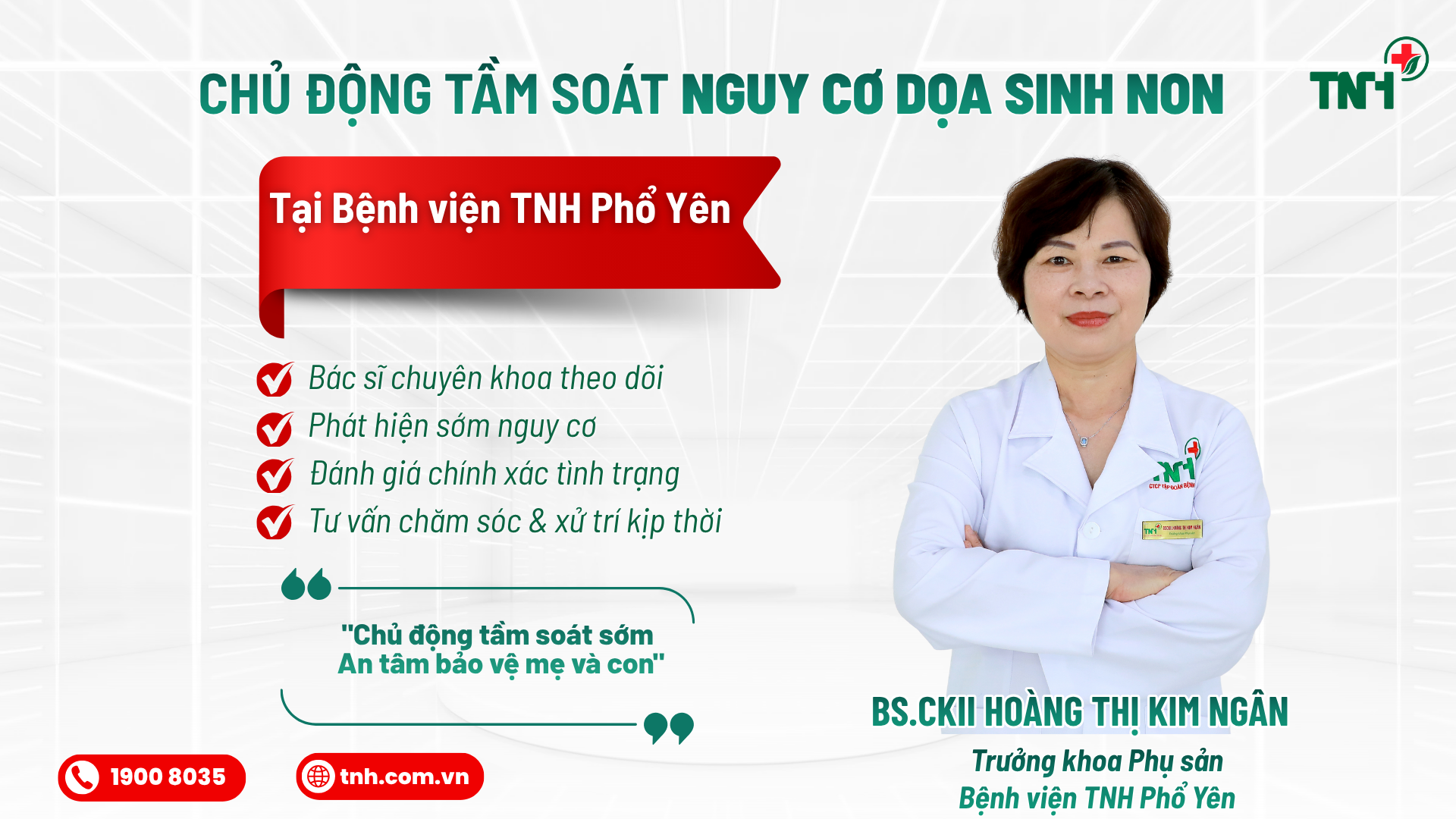 TẦM SOÁT NGUY CƠ DỌA SINH NON – CHỦ ĐỘNG BẢO VỆ THAI KỲ AN TOÀN CHO MẸ VÀ BÉ