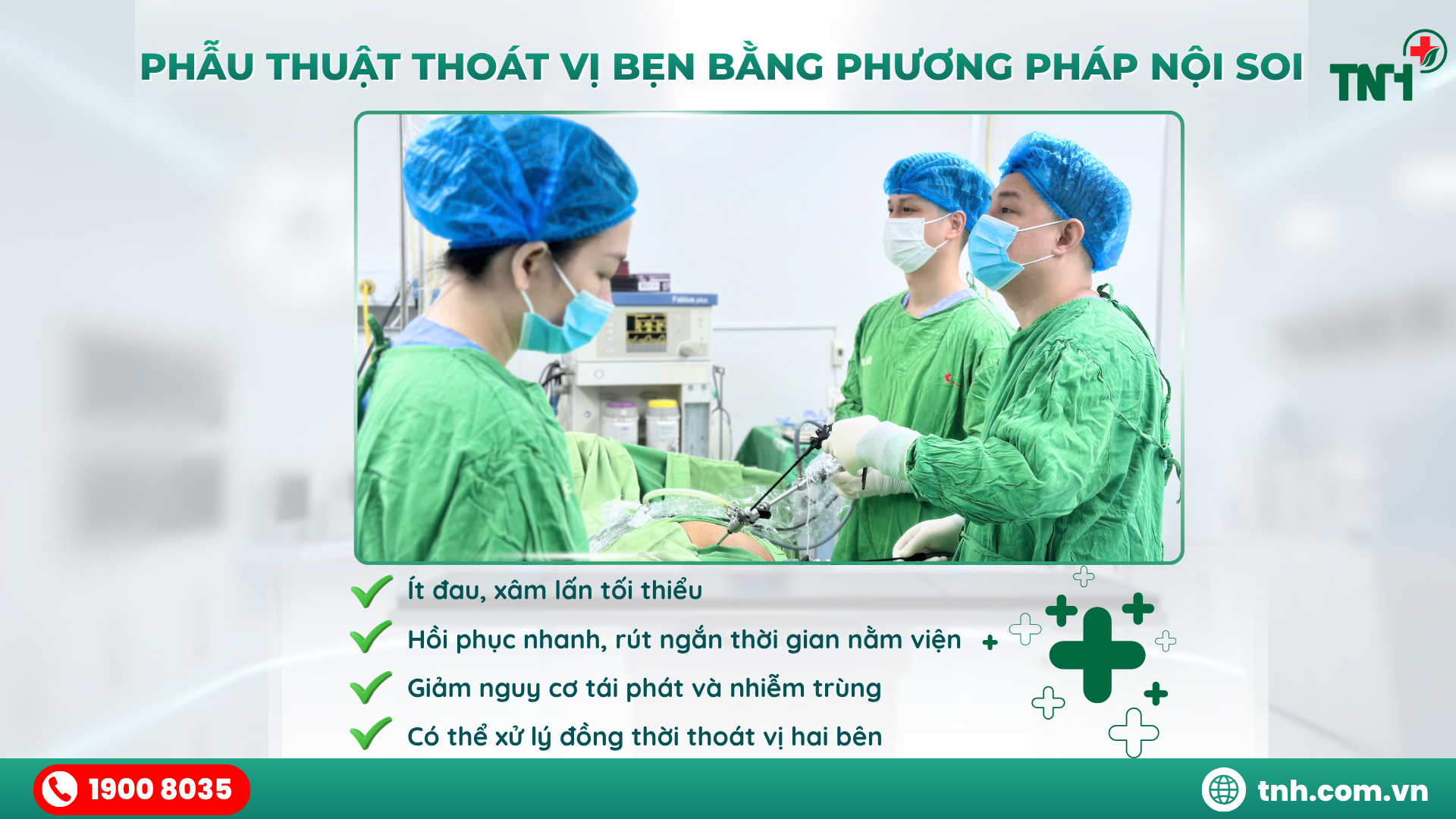 PHẪU THUẬT THOÁT VỊ BẸN NỘI SOI - GIẢI PHÁP HIỆN ĐẠI, ÍT ĐAU, PHỤC HỒI NHANH