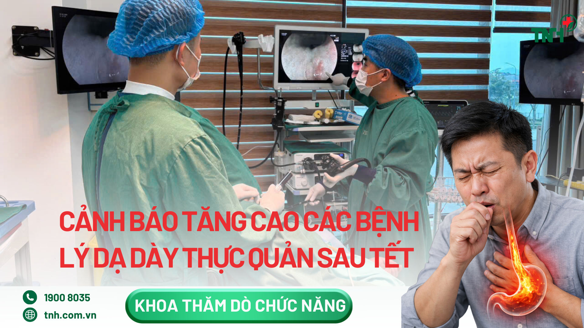 GIA TĂNG BỆNH DẠ DÀY THỰC QUẢN SAU TẾT