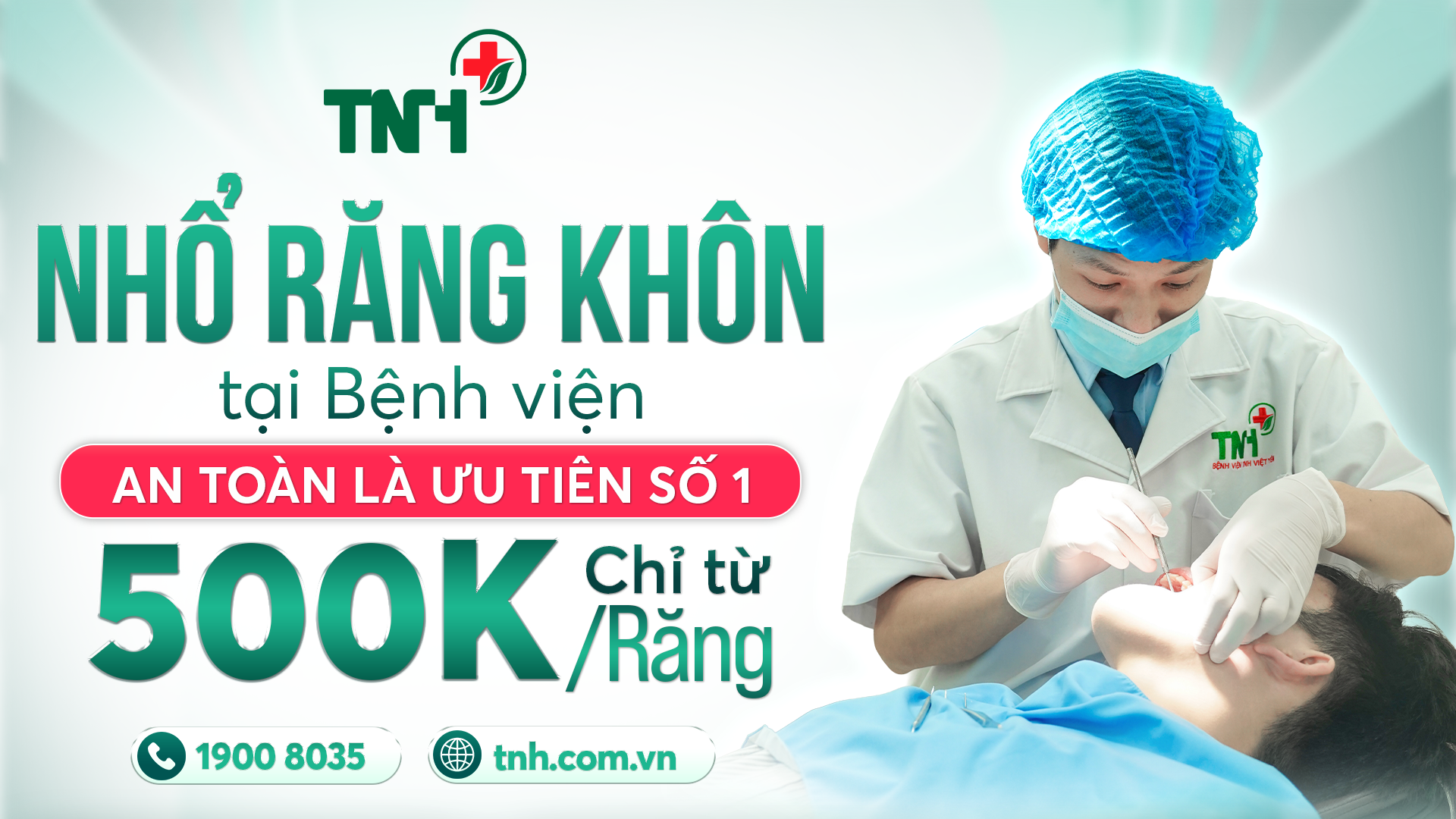 NHỔ RĂNG KHÔN TẠI BỆNH VIỆN! AN TOÀN LÀ ƯU TIÊN SỐ 1