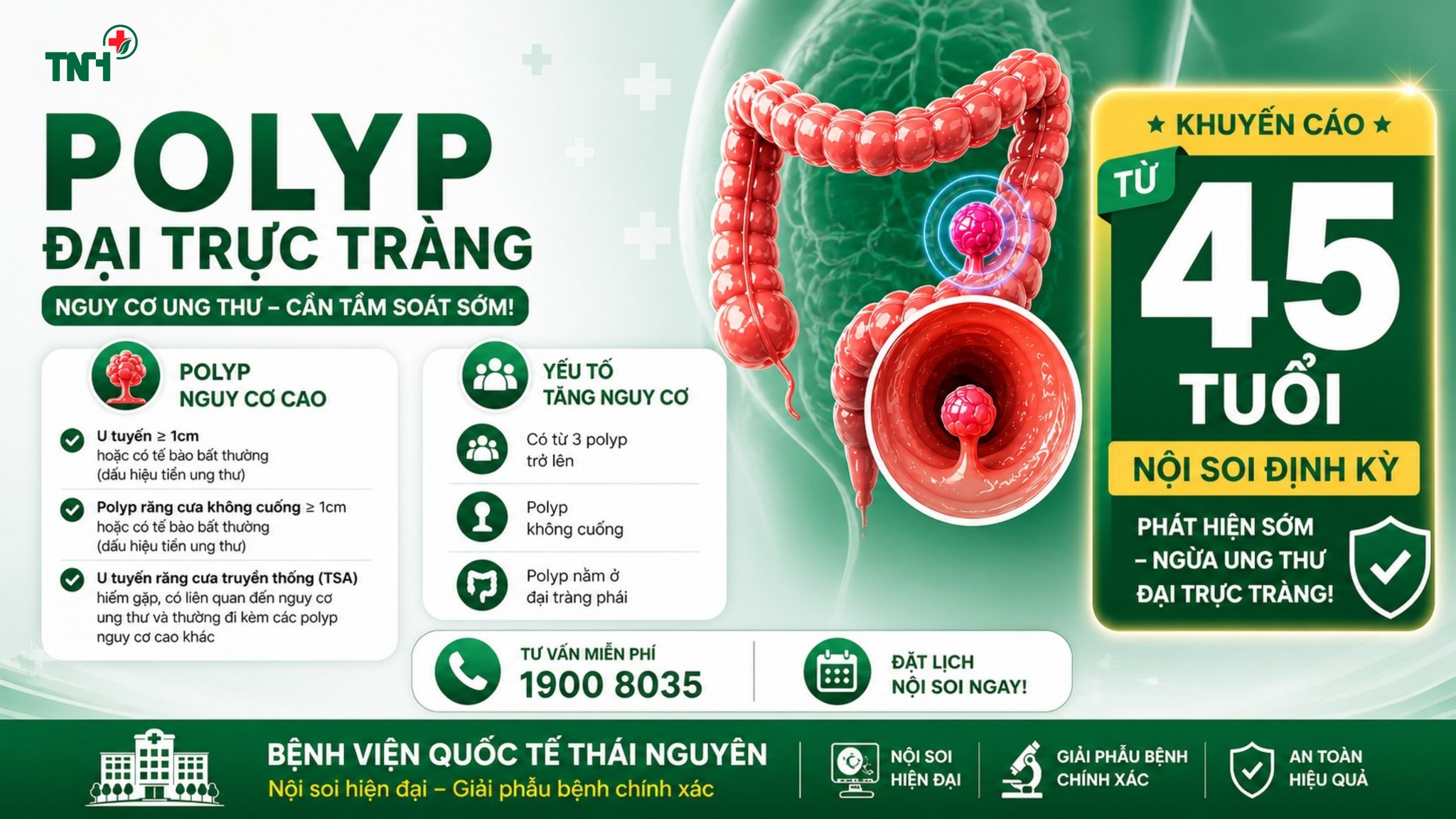 POLYP ĐẠI TRỰC TRÀNG - NGUY CƠ TIỀM ẨN CẦN TẦM SOÁT SỚM