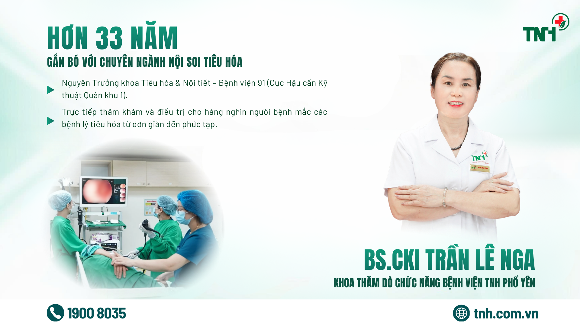 HƠN 33 NĂM GẮN BÓ VỚI CHUYÊN NGÀNH NỘI SOI TIÊU HOÁ