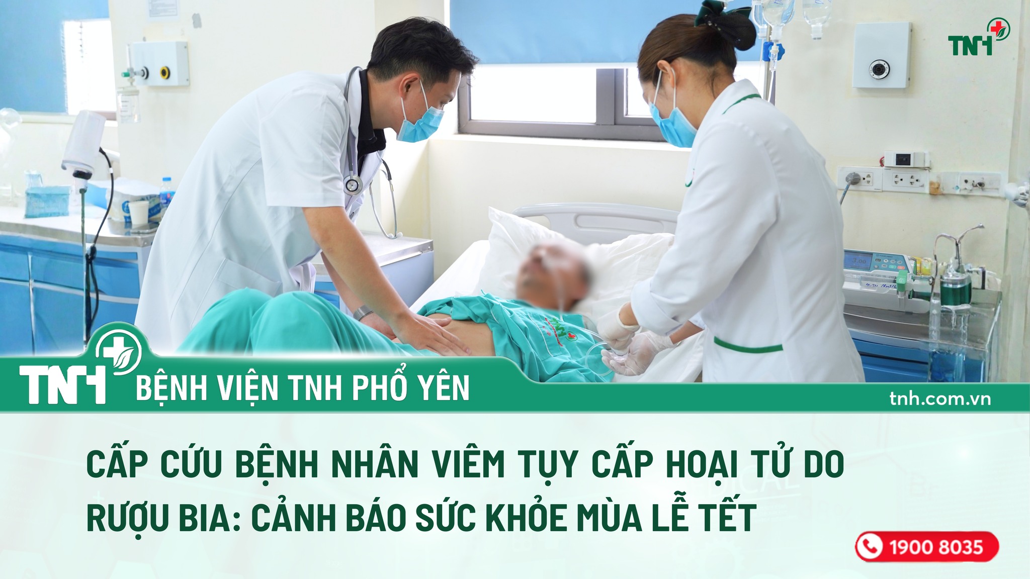 CẤP CỨU BỆNH NHÂN VIÊM TUỴ CẤP HOẠT TỬ DO BIA RƯỢU: CẢNH BÁO SỨC KHOẺ MÙA LỄ TẾT