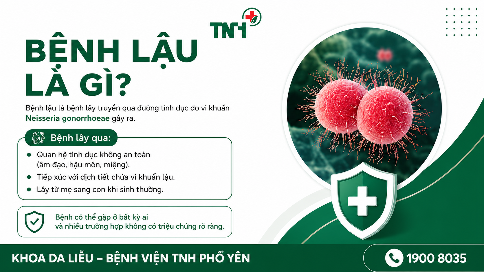 TIỂU BUỐT, CHẢY DỊCH BẤT THƯỜNG? ĐỪNG CHỦ QUAN VỚI BỆNH LẬU
