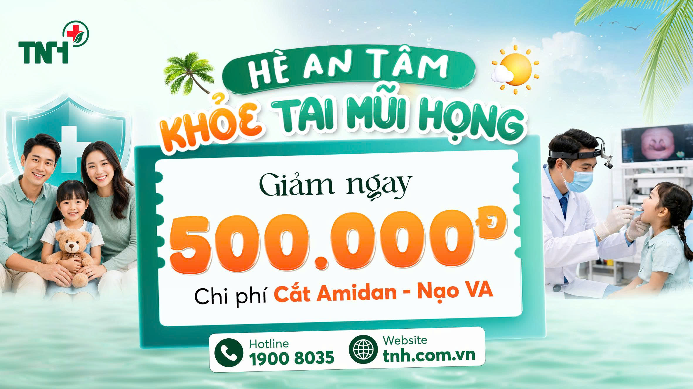 TẠM BIỆT VIÊM VA/AMIDAN – HÈ VUI TRỌN VẸN CÙNG ƯU ĐÃI PHẪU THUẬT TẠI BỆNH VIỆN QUỐC TẾ THÁI NGUYÊN