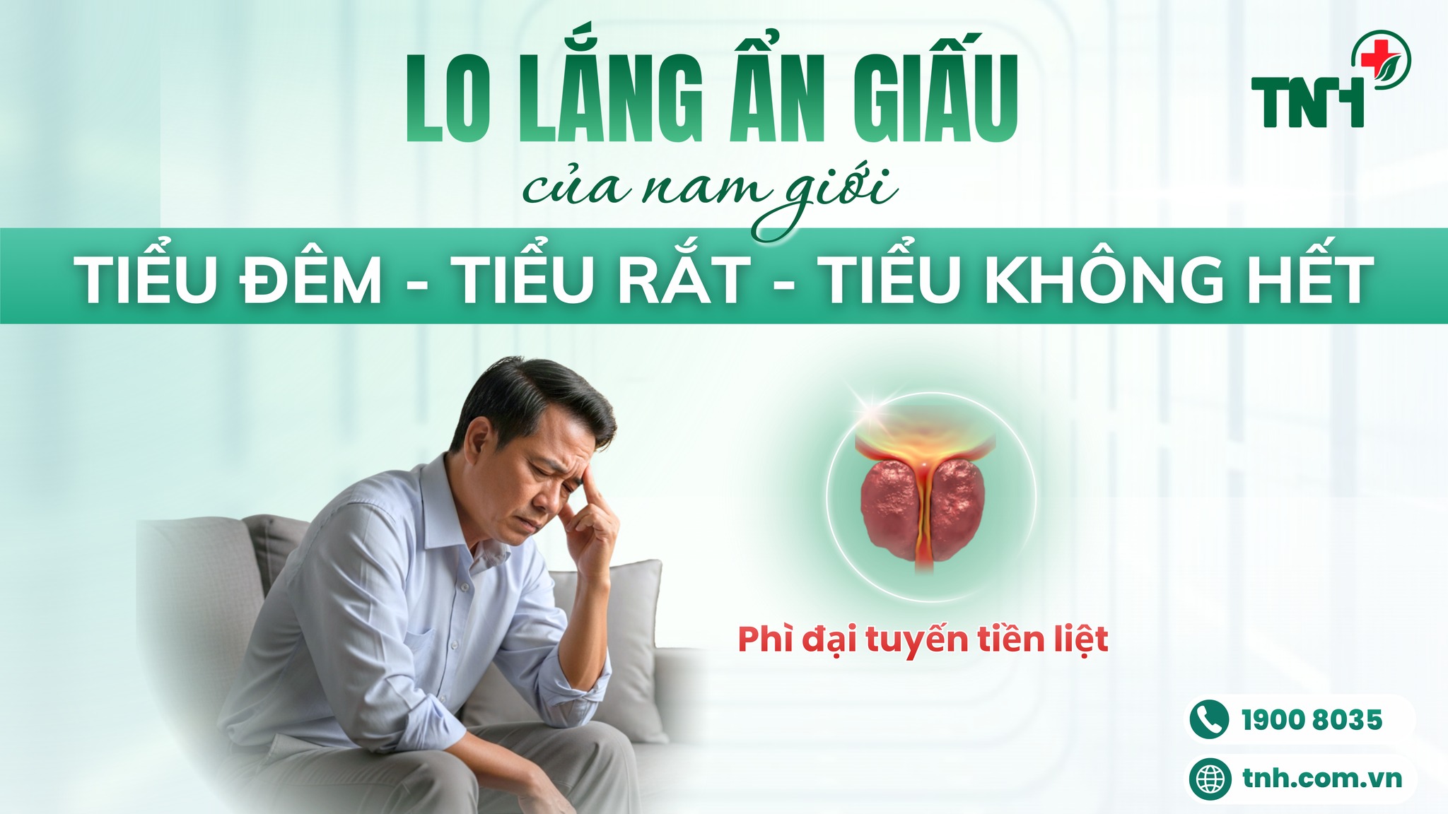 TIỂU ĐÊM, TIỂU RẮT, TIỂU KHÔNG HẾT - LO LẮNG ẨN GIẤU CỦA NAM GIỚI KHI BƯỚC VÀO TUỔI TRUNG NIÊN