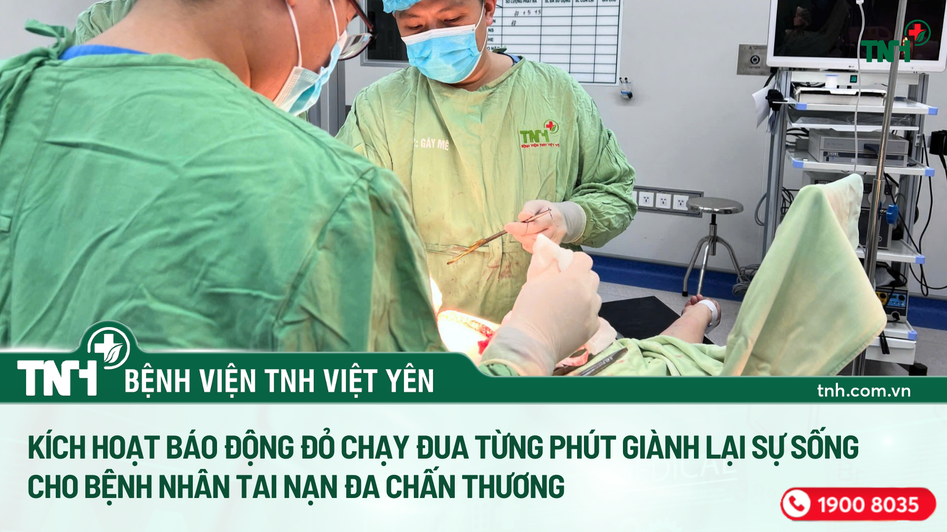 KÍCH HOẠT “BÁO ĐỘNG ĐỎ” – CHẠY ĐUA TỪNG PHÚT GIÀNH LẠI SỰ SỐNG CHO BỆNH NHÂN ĐA CHẤN THƯƠNG