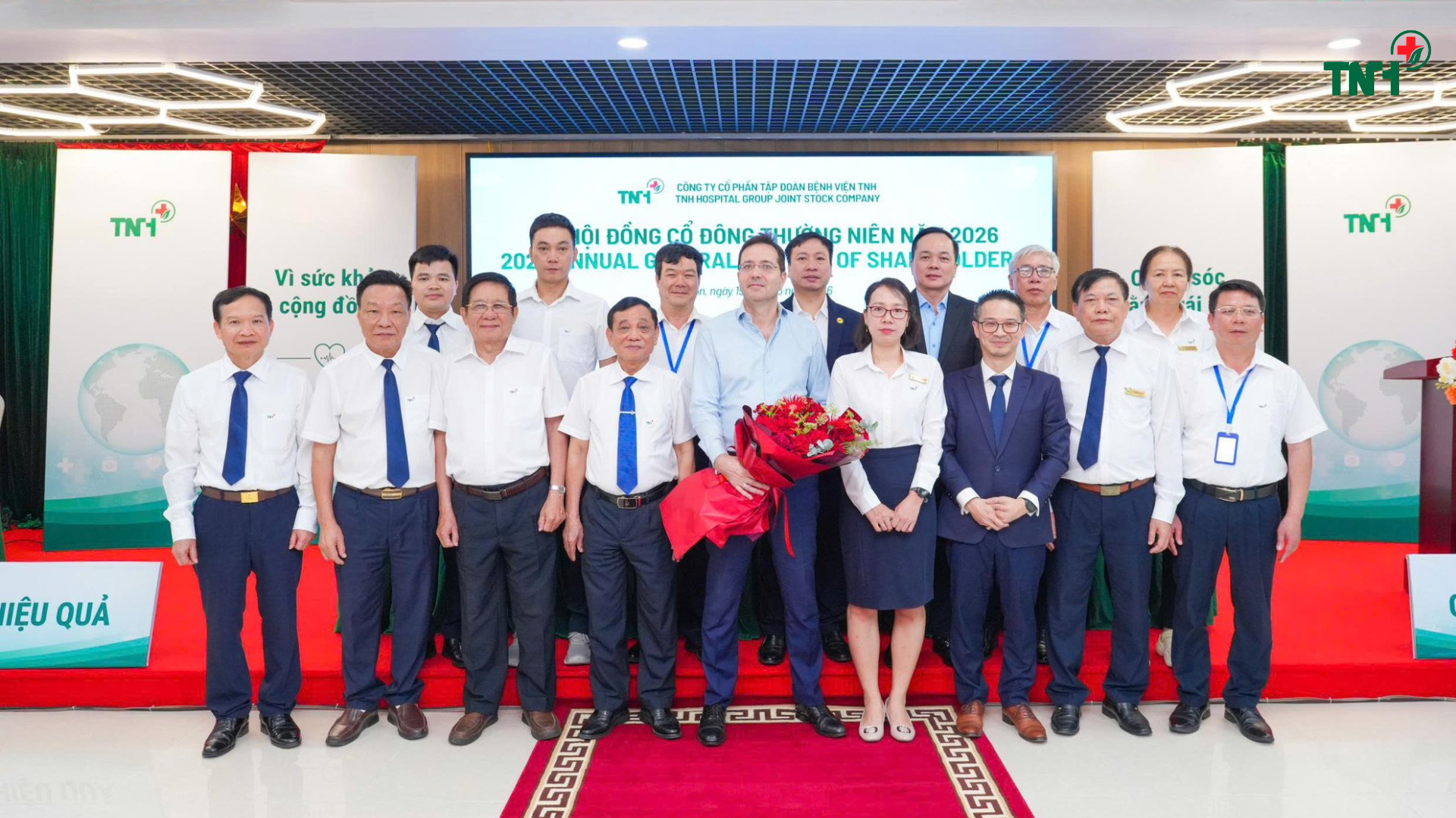 ĐẠI HỘI ĐỒNG CỔ ĐÔNG THƯỜNG NIÊN NĂM 2026 CÔNG TY CỔ PHẦN TẬP ĐOÀN BỆNH VIỆN TNH
